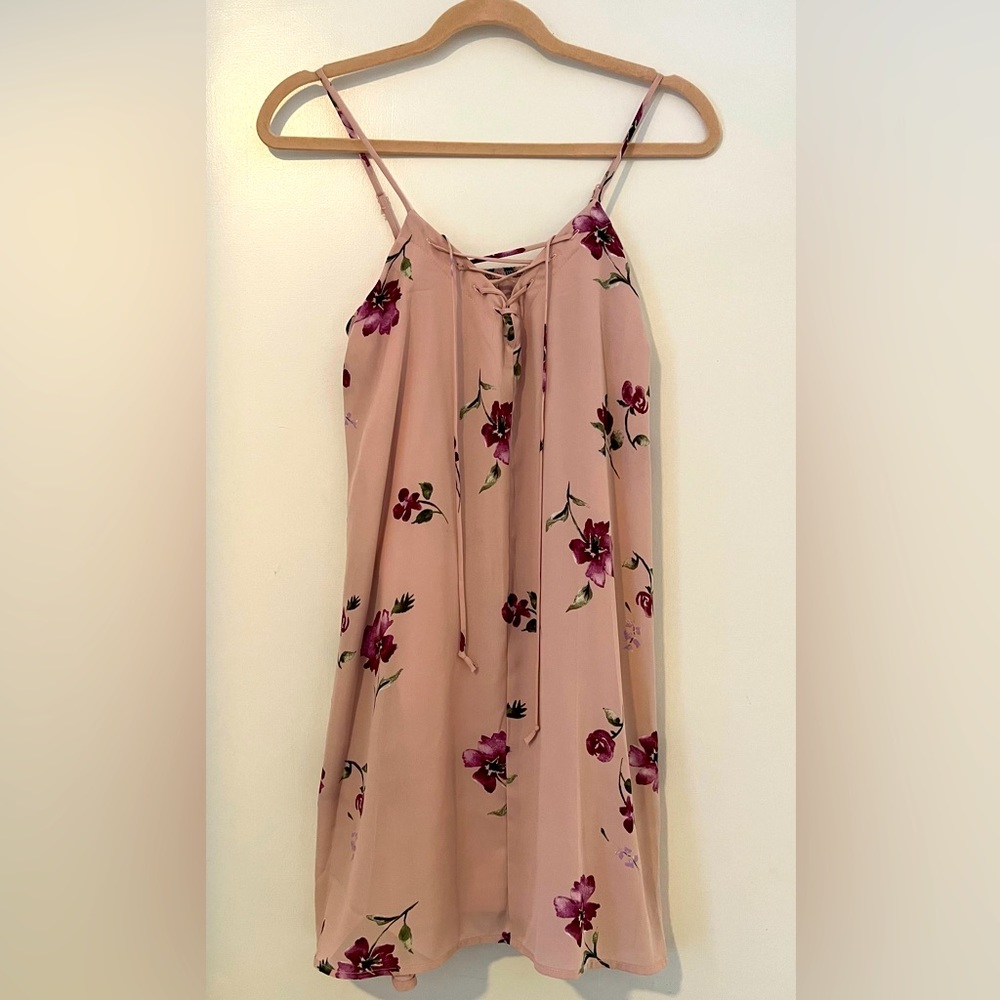 Mimi Chica Dresses | Mimi Chica vintage floral slip dress | Color: purple